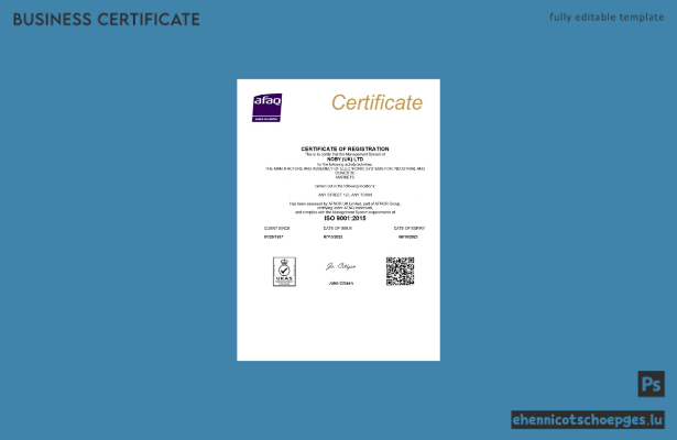 UK Noby Ltd Gewerbeanmeldung – Word- und PDF-Beispielvorschau